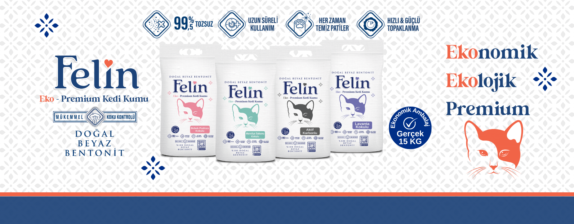 Felin Eko-Premium Kedi Kumu